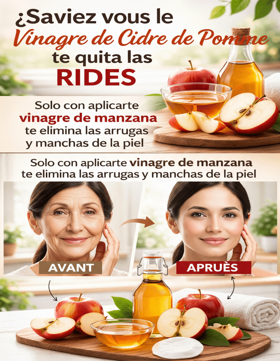 Découvrez le Potentiel du Vinaigre de Cidre de Pomme pour une Peau Visiblement Plus Jeune et Éclatante Naturellement !