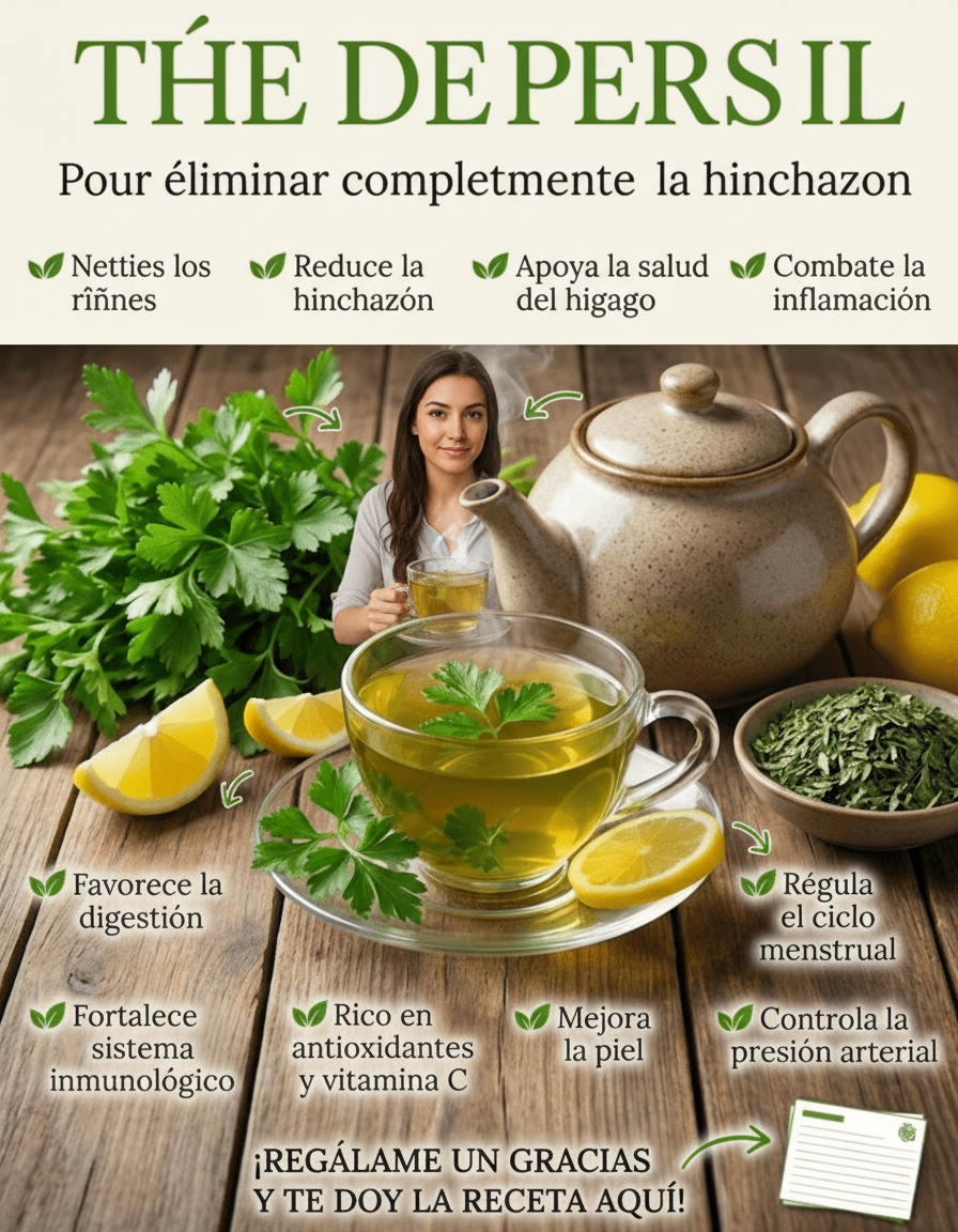 La Tisane de Persil : Le Secret Naturel du Mexique pour Éliminer les Ballonnements et la Rétention d'Eau Rapidement !