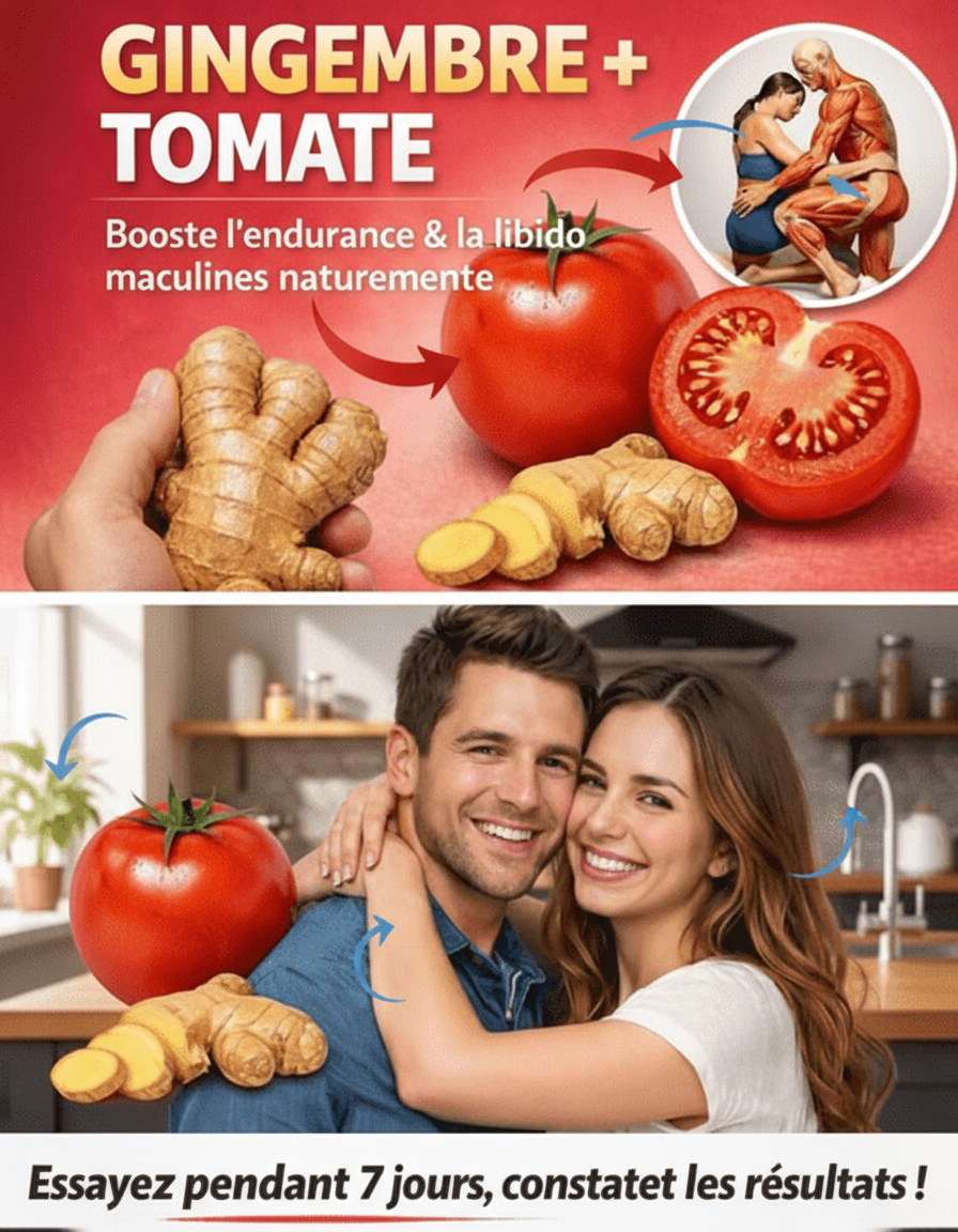 Le Secret Naturel pour une Vitalité Durable : Gingembre et Tomates, Vos Alliés Quotidien contre la Fatigue