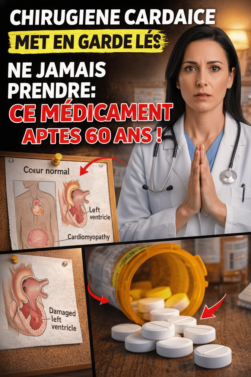 En tant que chirurgien cardiaque, je lance un AVERTISSEMENT : Ce médicament courant fragilise le cœur des seniors !