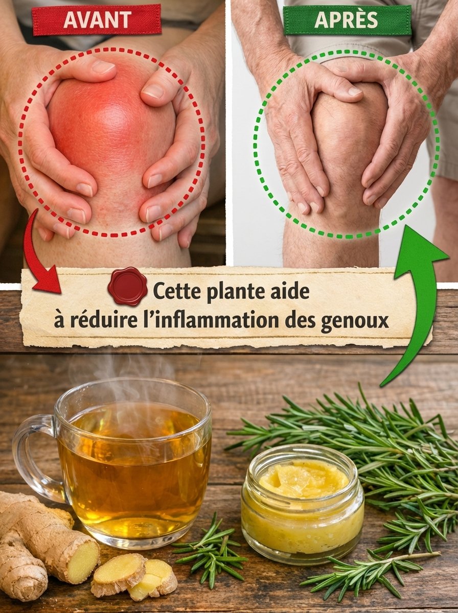 Genoux Gonflés ? Le Remède Secret au Romarin & Gingembre Qui Va TOUT Changer !