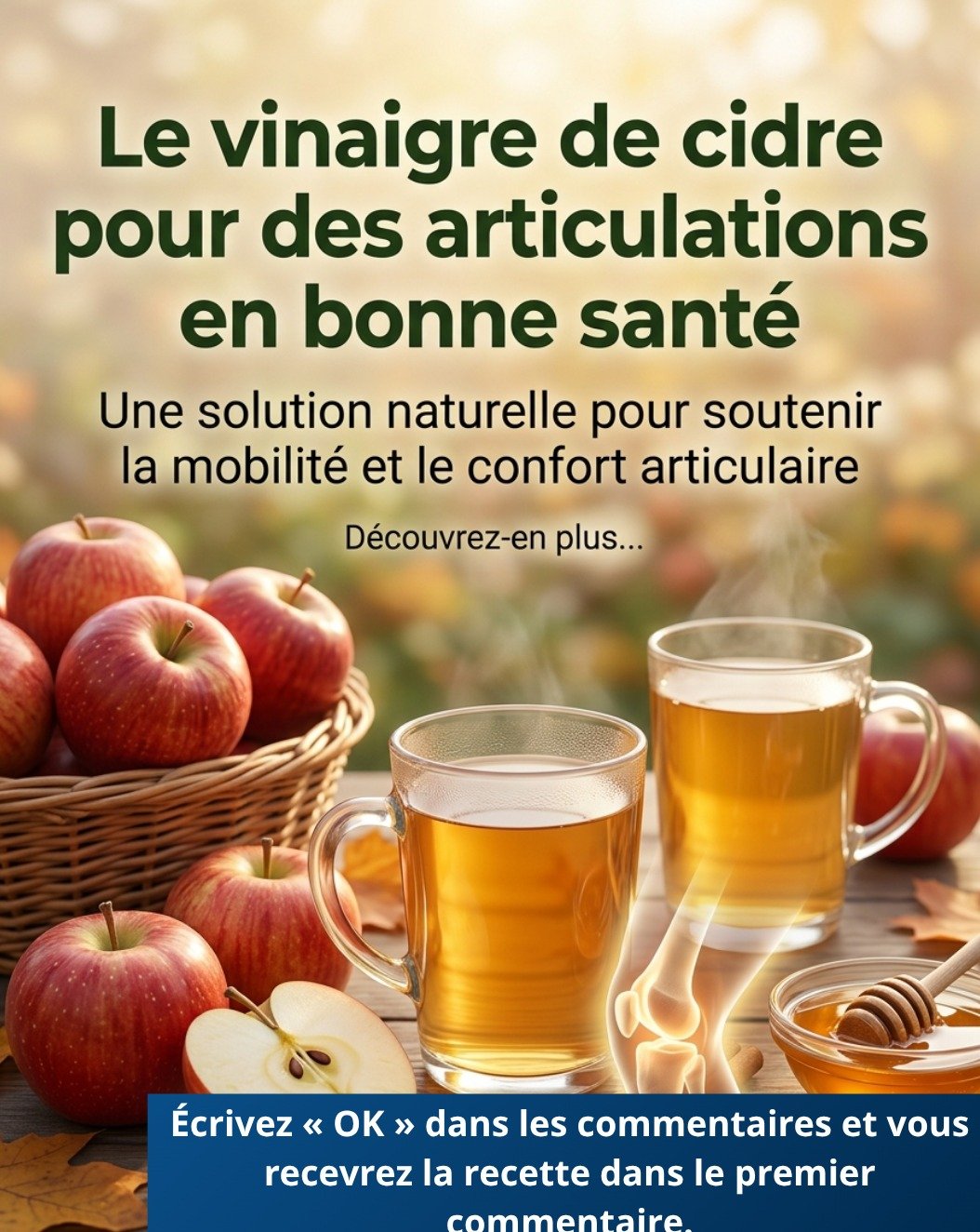 Douleurs Articulaires ? Découvrez le Secret Ancien du Vinaigre de Cidre pour un Soulagement Étonnant en SEULEMENT 15 Jours !