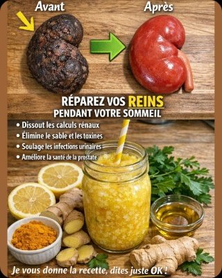 Le Secret Insoupçonné pour des Reins en Pleine Forme : 5 Ingrédients Simples à Adopter DÈS AUJOURD'HUI !