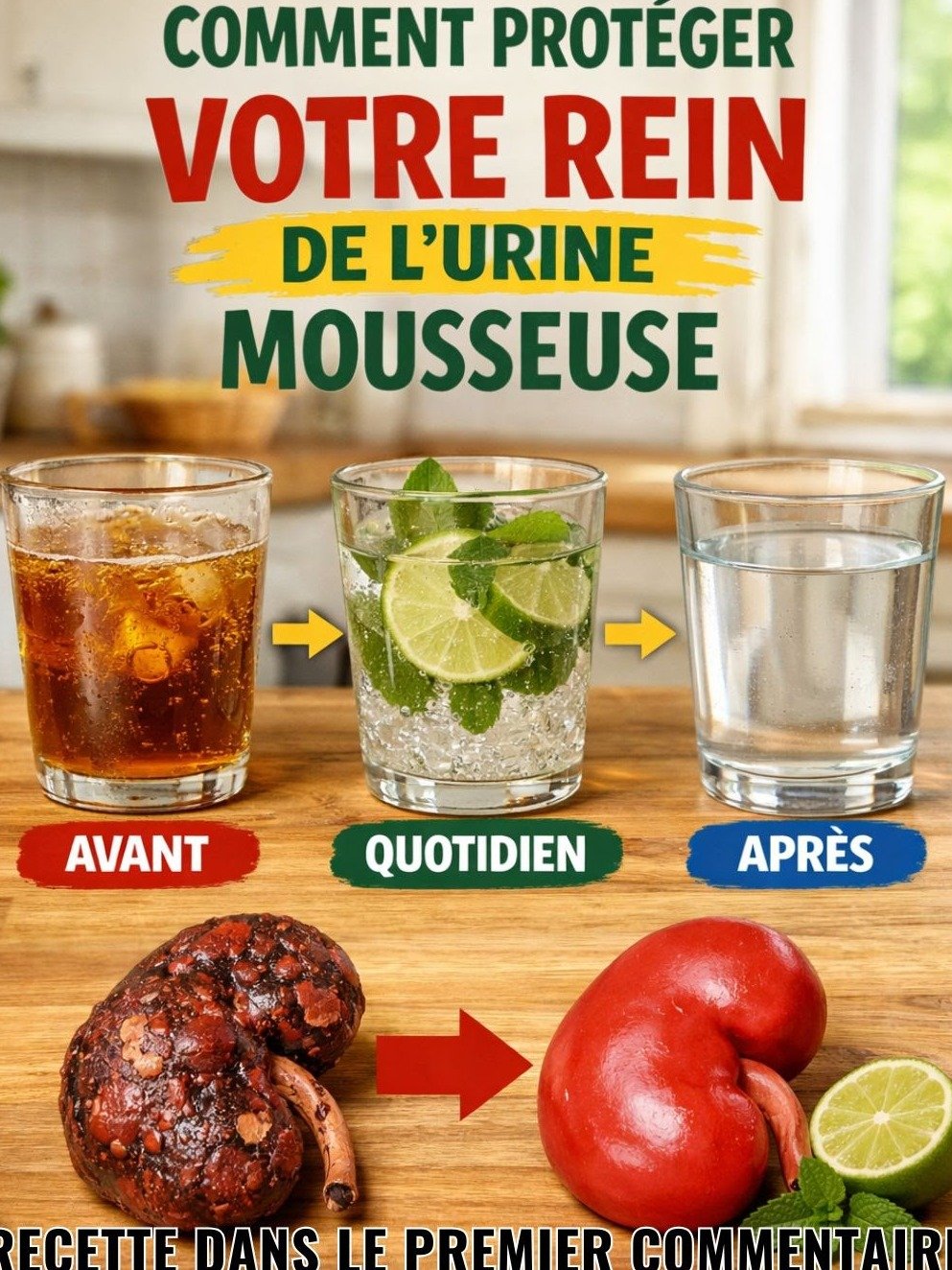 Urines Mousseuses ? 🚨 Le Signal d'Alarme Que Vos Reins Vous Envoient ! Découvrez Ces 10 Boissons Naturelles Avant Qu'il Ne Soit Trop Tard !