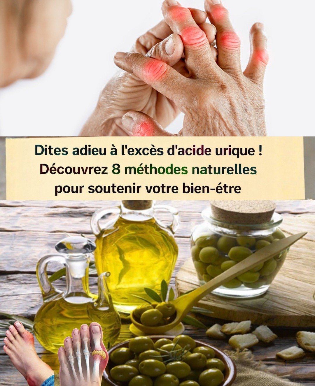 8 solutions naturelles efficaces pour maîtriser votre taux d'acide urique