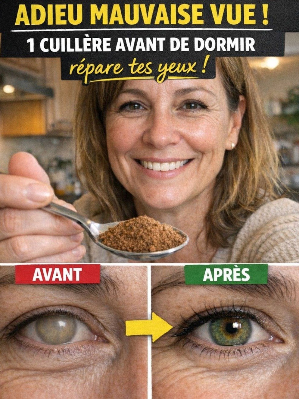 Le SECRET Nocturne que les +60 ans DÉVORENT pour une VISION CRISTALLINE au réveil (Vous DEVEZ l'essayer ce soir !) 👁️✨