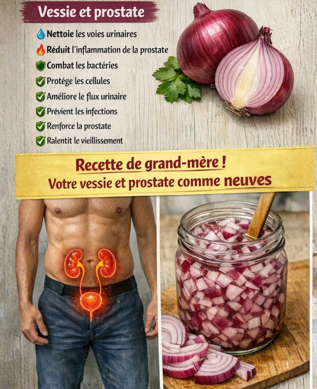 🧅 Recette ancestrale : revitalisez votre vessie et votre prostate grâce à l'oignon et aux écorces naturelles !
