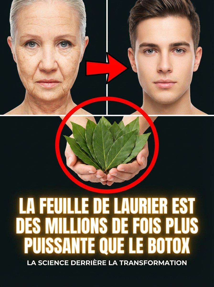 Oubliez le Botox et les Crèmes Coûteuses ! Ce SECRET NATUREL Rajeunit Votre Peau en Quelques Jours (Le Laurier Révélé) !