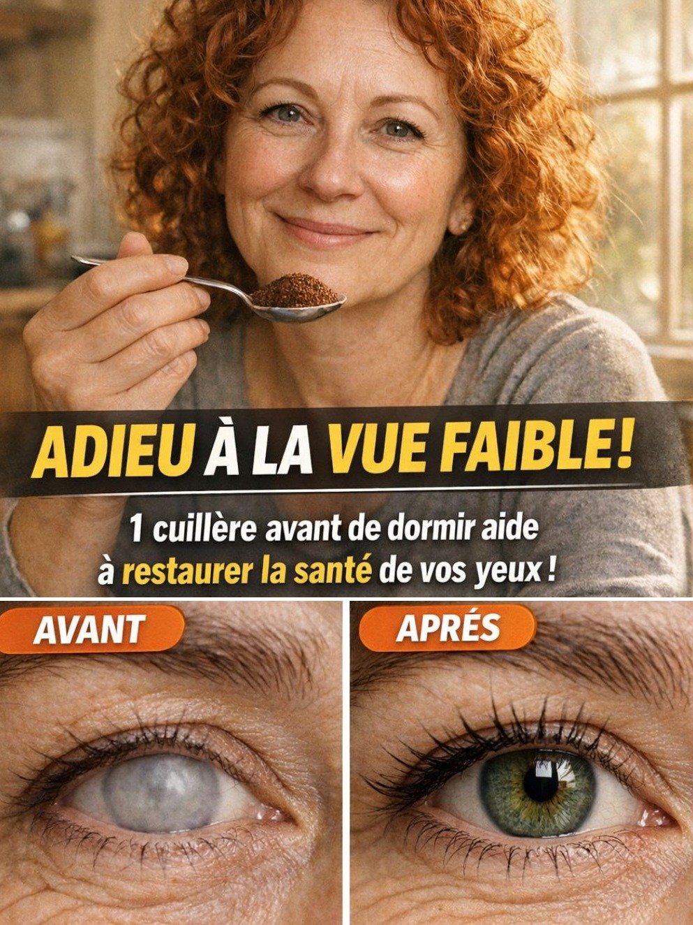LE SECRET ANTI-ÂGE DES YEUX : Ce Que les Personnes de Plus de 60 Ans Mangent Avant de Dormir Pour une VISION ÉCLATANTE au Réveil !