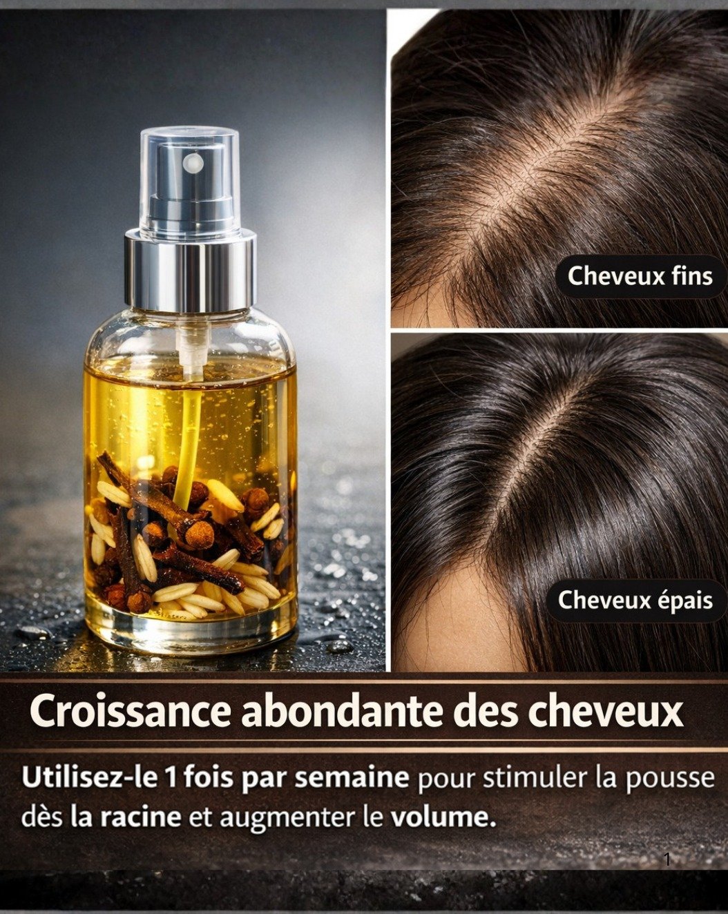Le Secret VIRAL pour une Pousse de Cheveux Spectaculaire : Ce Tonique Riz & Clou de Girofle Va TOUT Changer !