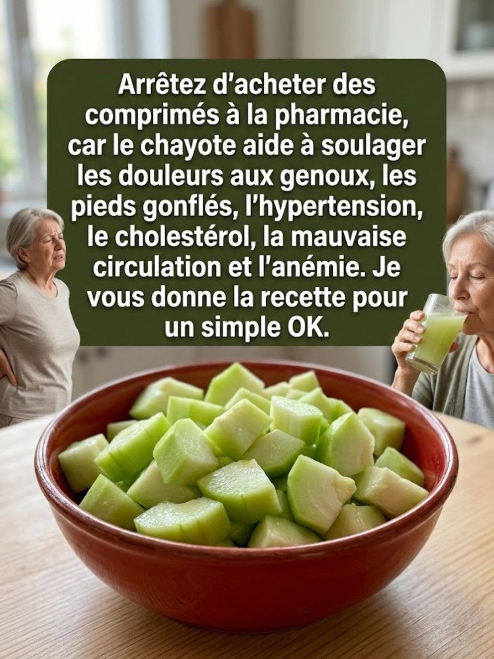 Le Secret Naturel Chayote-Citron : Éliminez les Douleurs Articulaires, la Fatigue et Boostez Votre Circulation DÈS AUJOURD'HUI !