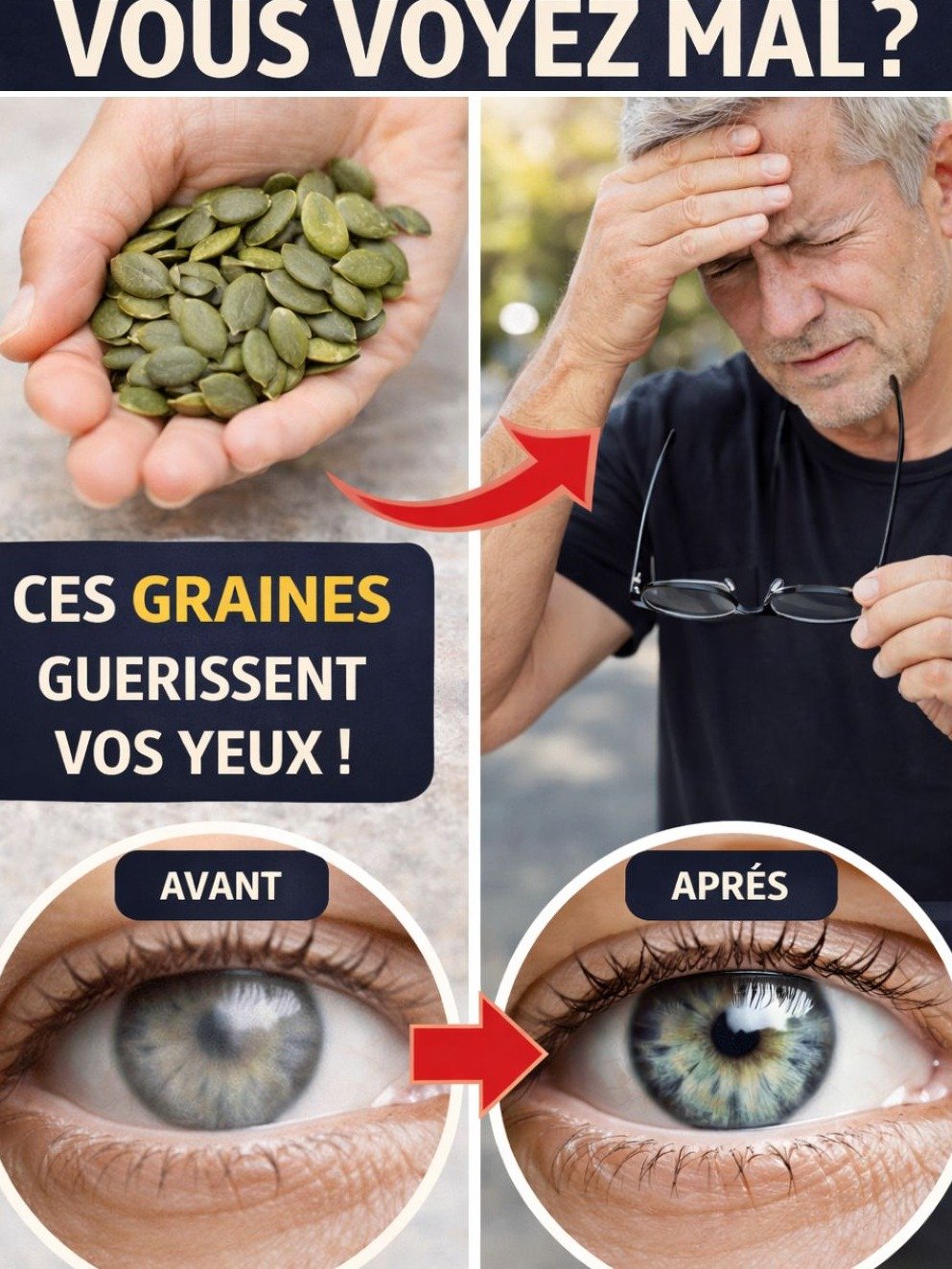 Le Secret Oublié Pour Une Vue D'Aigle : Mangez CES 4 Graines Chaque Jour Et Protégez Vos Yeux Du Vieillissement !