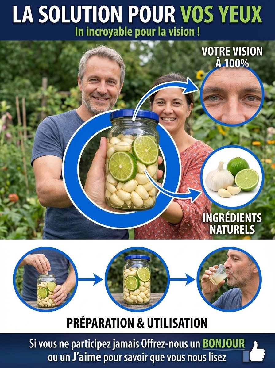 RÉVÉLATION CHOC ! Ce Remède Maison SECRET Va Rajeunir Vos Yeux et Booster Votre Vision en SEULEMENT 15 Jours ! Ne Passez Pas À Côté !