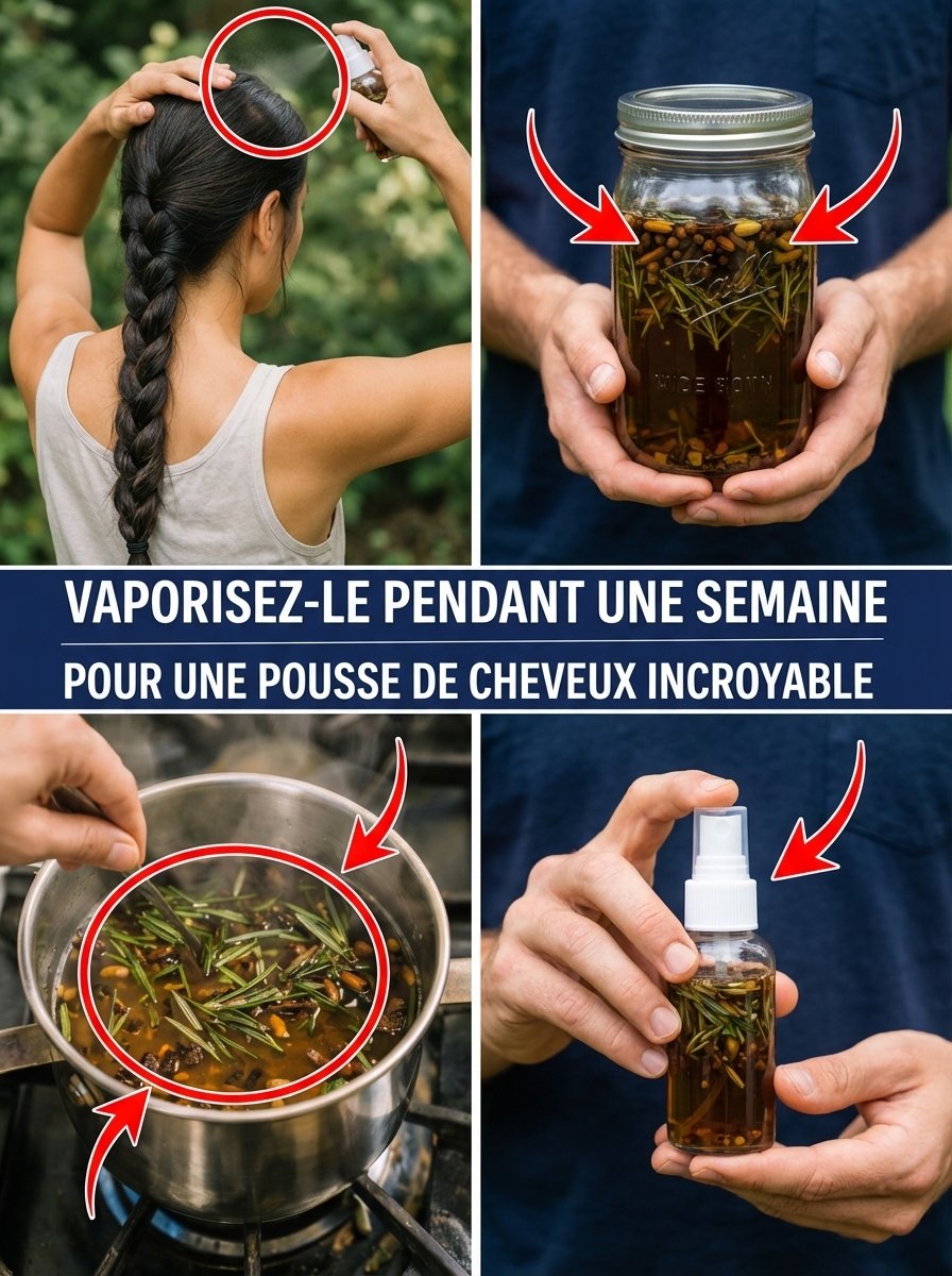 Révélation Choc : Faites Pousser Vos Cheveux à la Vitesse de l'Éclair avec Cette Lotion Maison (Résultats en 7 Jours !)