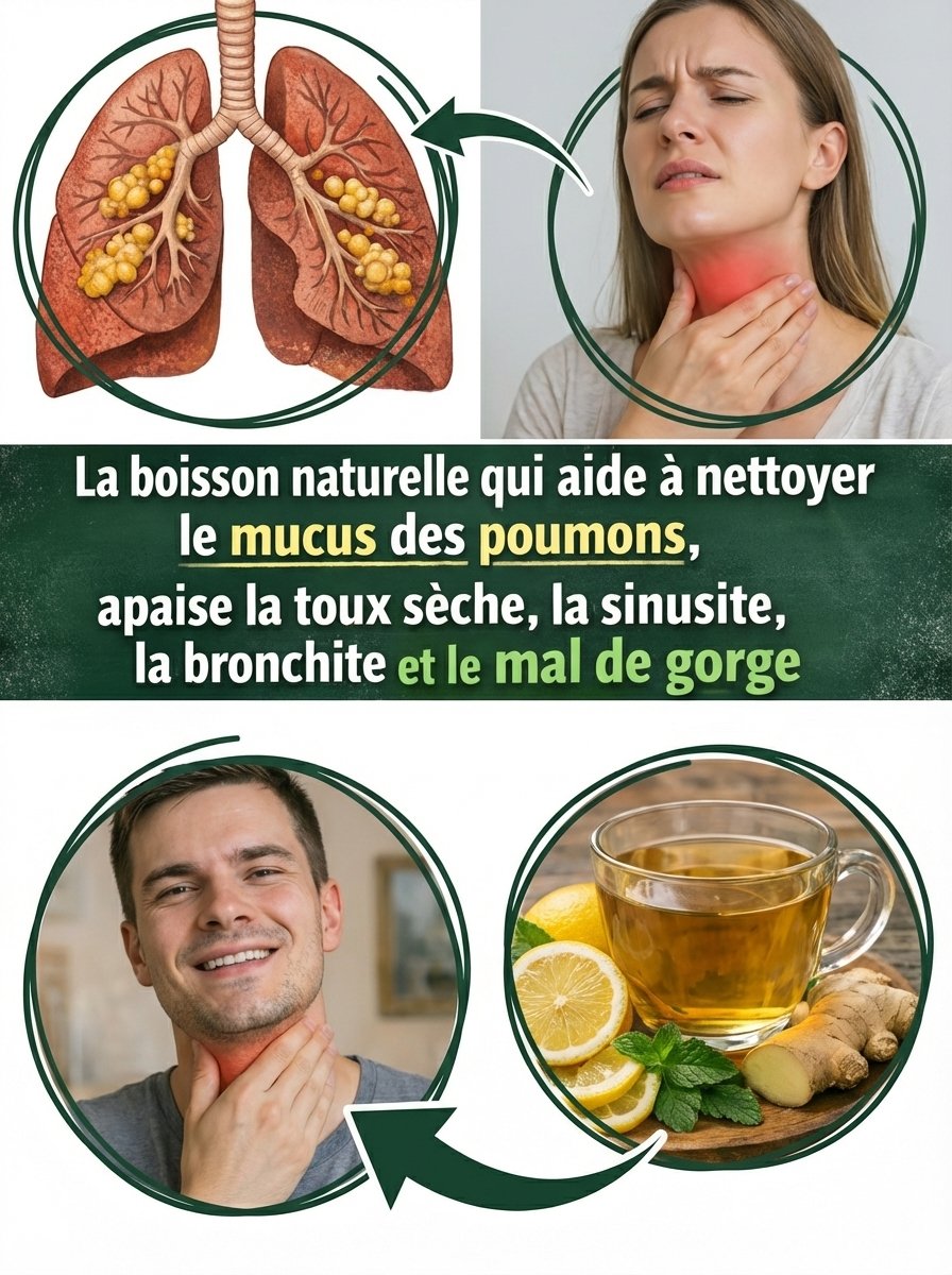 Le Secret pour Dire Adieu au Mucus, Glaires et Sinusite : 5 Remèdes Naturels QUE PERSONNE NE VOUS DIT !