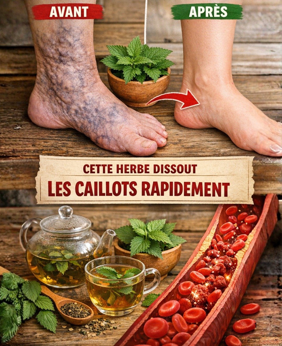 🌿 Des plantes puissantes pour stimuler la circulation et fortifier naturellement vos jambes