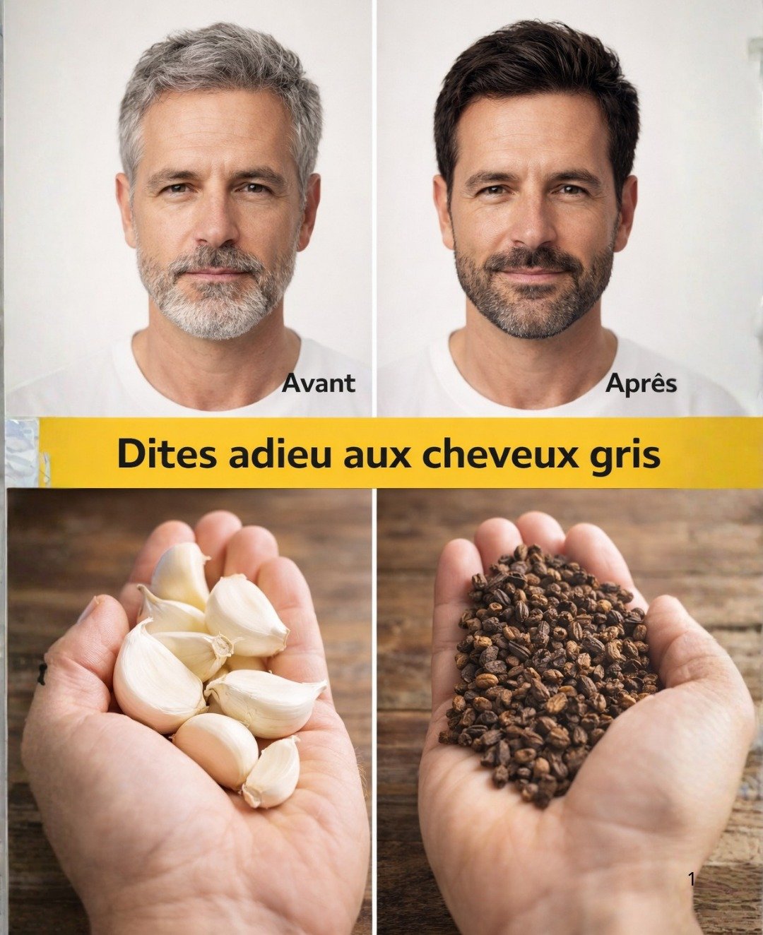 Éliminez les cheveux gris naturellement : le pouvoir de l'ail et du clou de girofle pour des cheveux éclatants