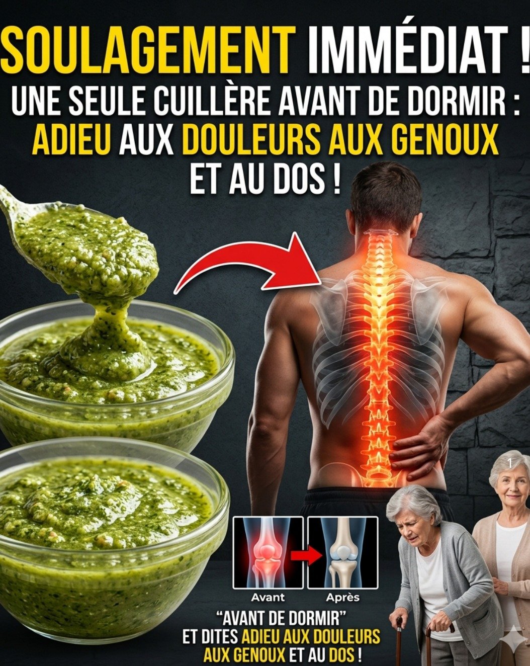 Le Rituel Nocturne Ultra-Simple pour Éliminer les Douleurs aux Genoux et au Dos DÈS le Réveil (Des Milliers Témoignent !)