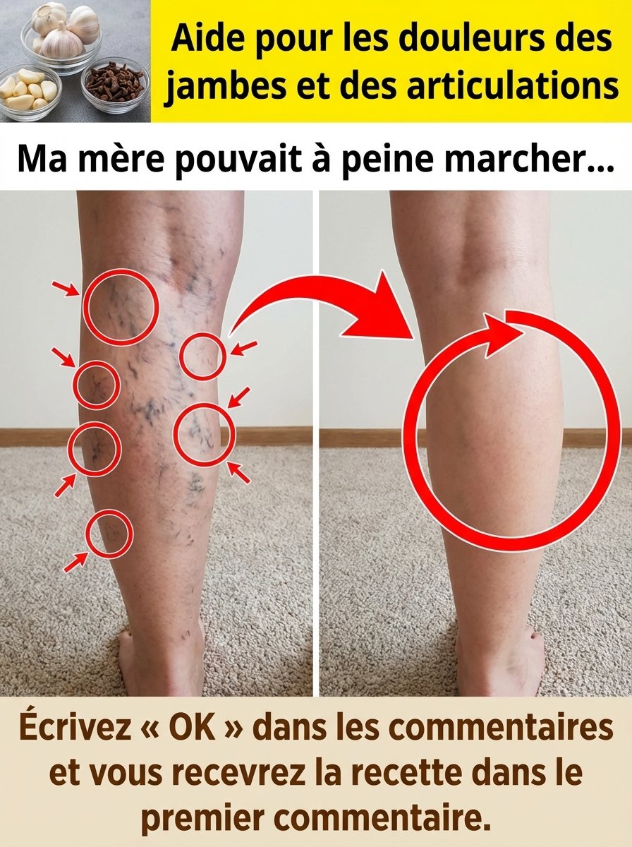 Jambes Lourdes & Douleurs Articulaires : Le Secret Oublié de Votre Cuisine Qui a Libéré Ma Mère (Révélation Choc !)