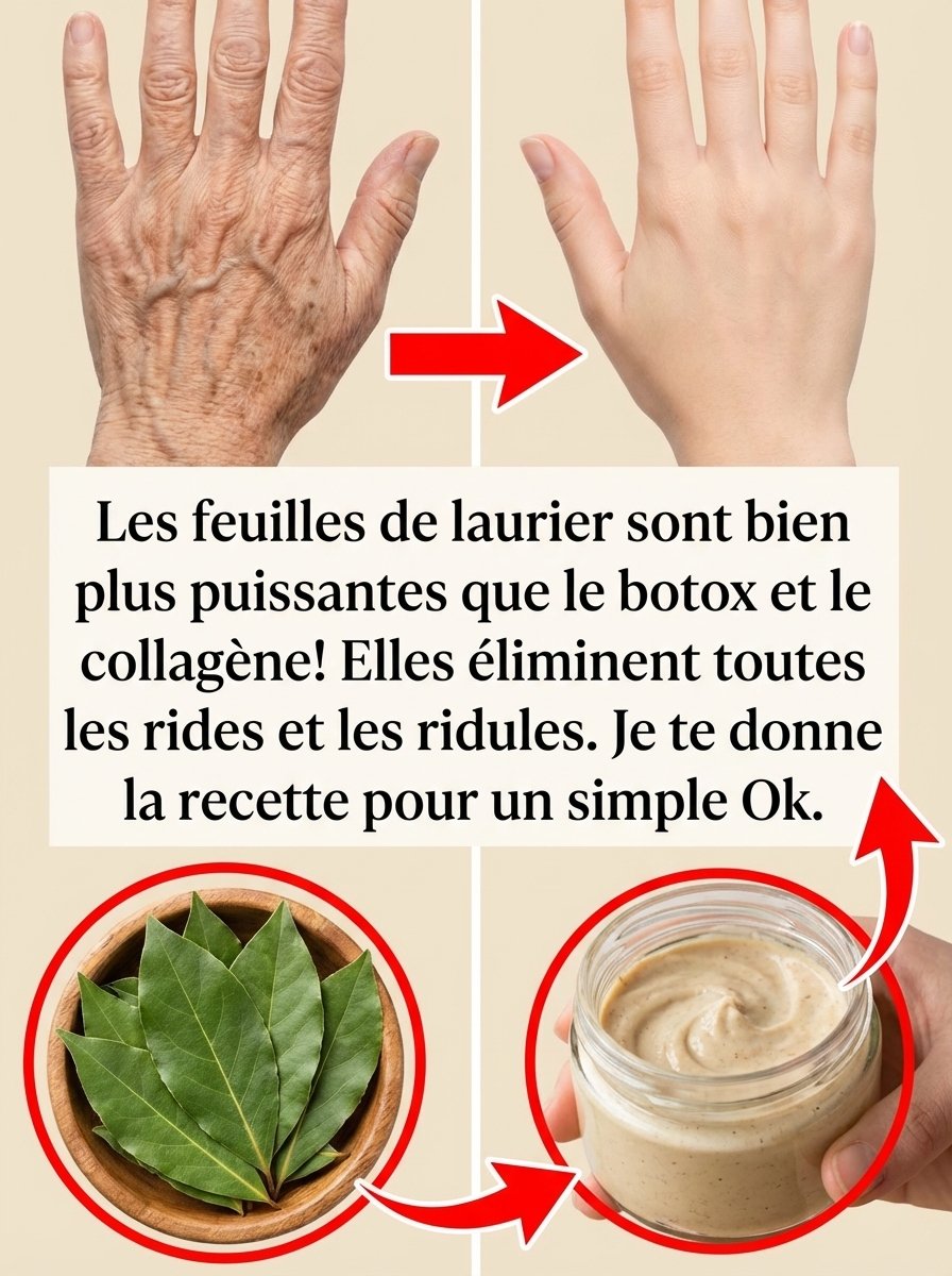 Oubliez le Botox ! Le Secret ANTI-ÂGE à 1€ : Une Simple Feuille de Laurier pour une Peau Jeune et Zéro Ride !
