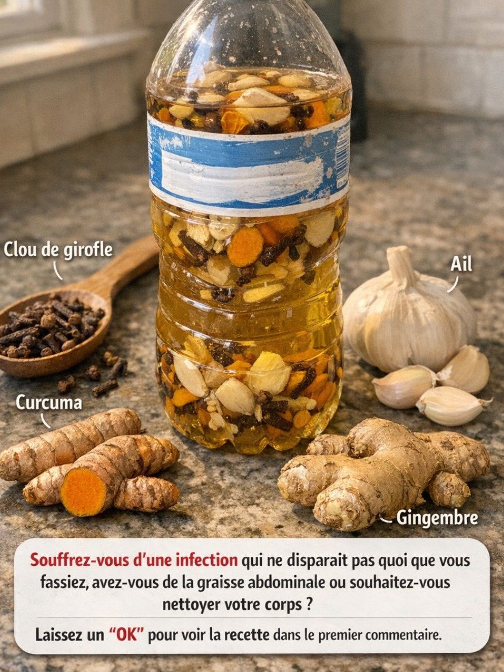 Le Secret Révélé : Cette Boisson à 4 Ingrédients Va Booster Votre Immunité, Éliminer les Infections et Faire Fondre la Graisse Abdominale (Ne Passez Pas à Côté !)