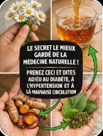 Le Secret aux 3 Ingrédients: Ce Thé Naturel Va Vraiment Révolutionner Votre Sucre, Tension et Circulation!