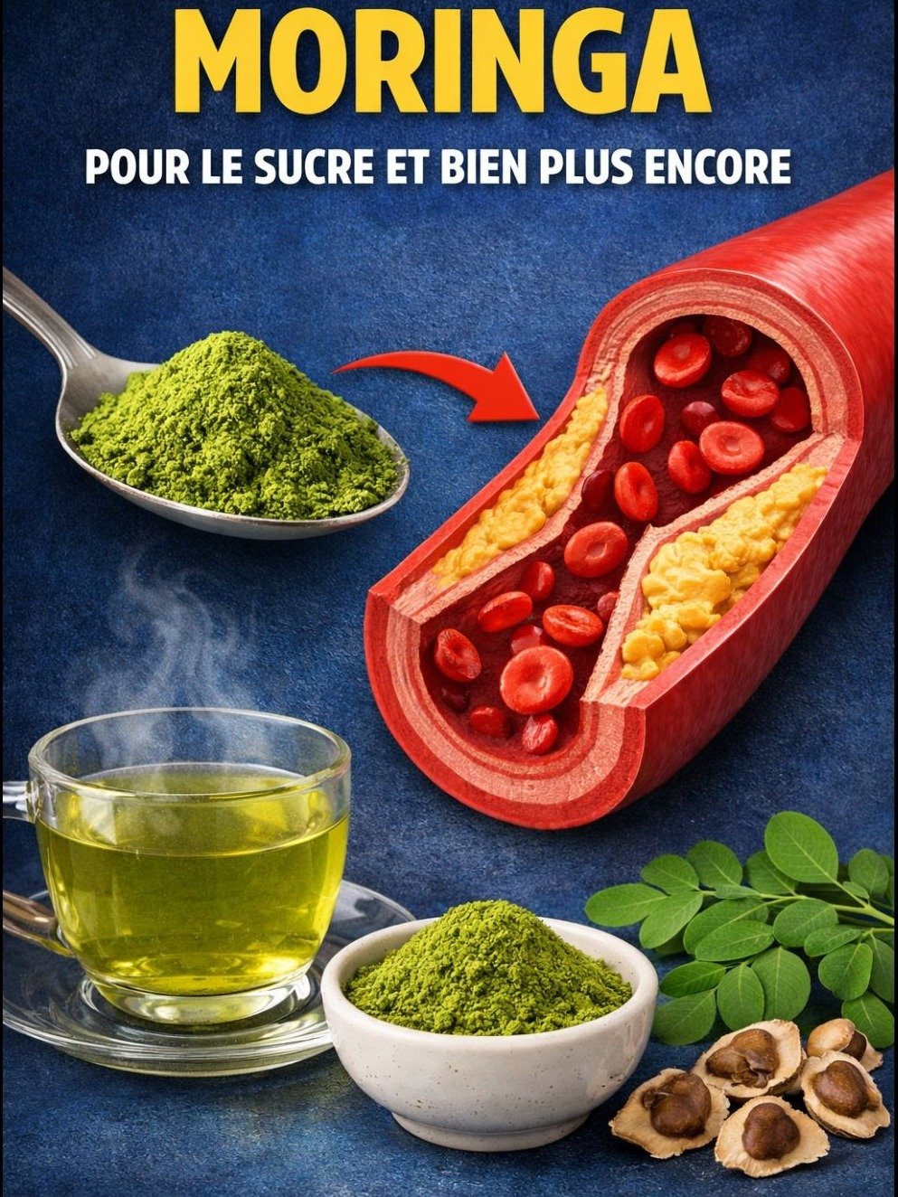 Le Secret ANTI-ÂGE et DÉTOX que Personne Ne Vous Dit : 2 Recettes Simples au Moringa pour Rajeunir, Booster Votre Énergie et Réguler Votre Sucre !