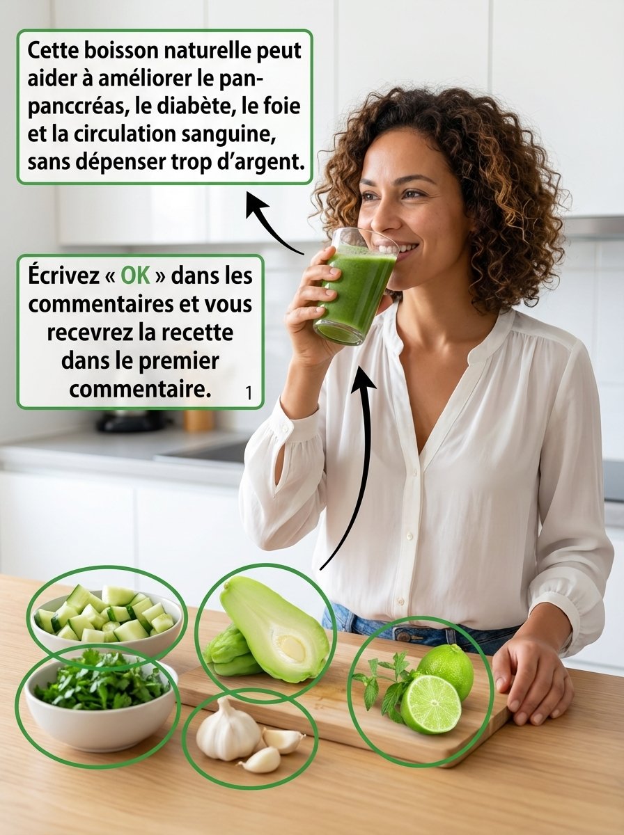 Le Secret Caché pour Rajeunir Votre Pancréas et Votre Foie : Cette Boisson Naturelle à 3 Ingrédients Va Équilibrer Votre Glycémie en 15 Jours !
