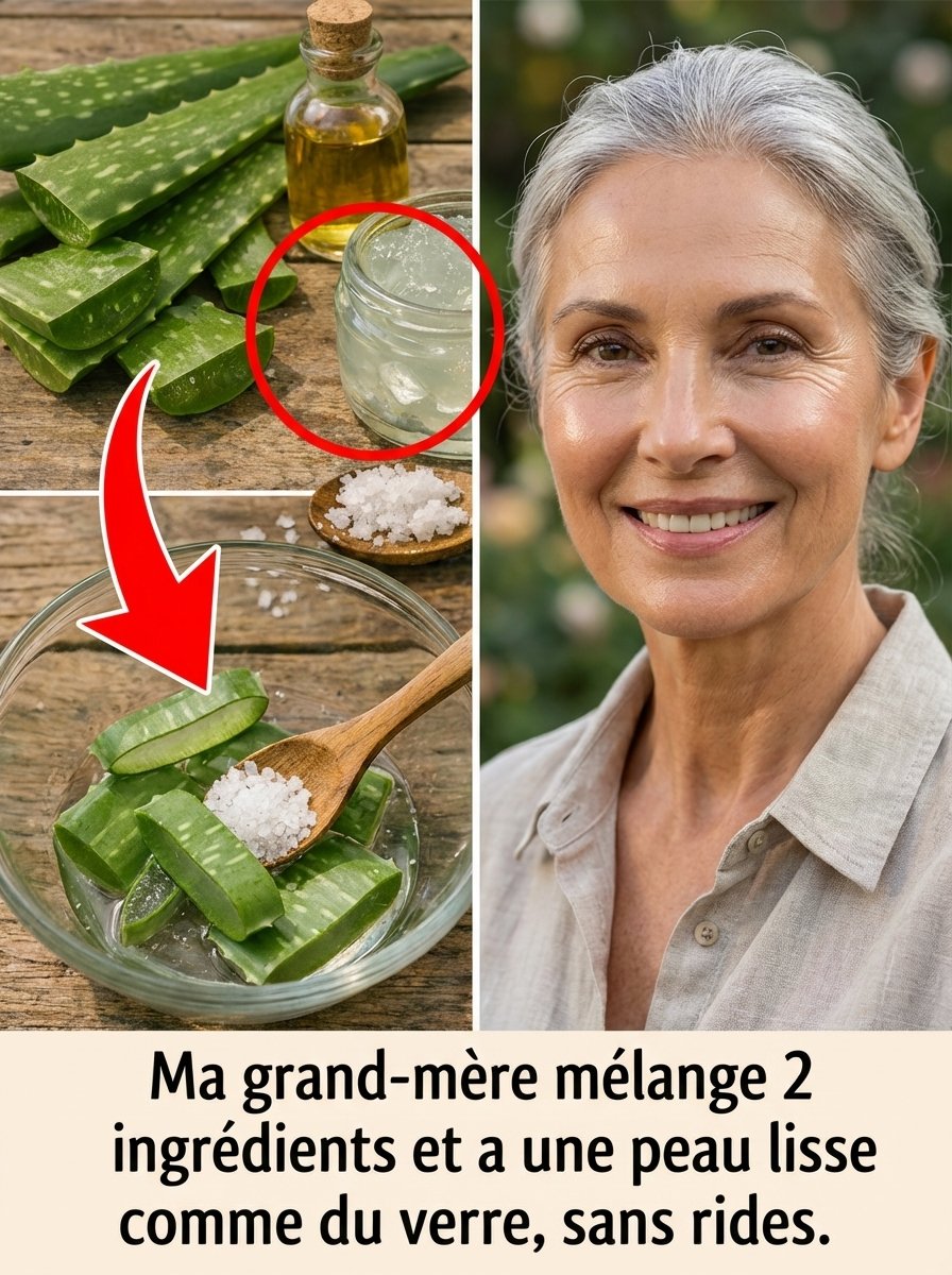 J'ai jeté mon fond de teint ! 🤫 Le secret de grand-mère à 2 ingrédients pour une 'Peau de Verre' Éclatante (Adieu le maquillage !)