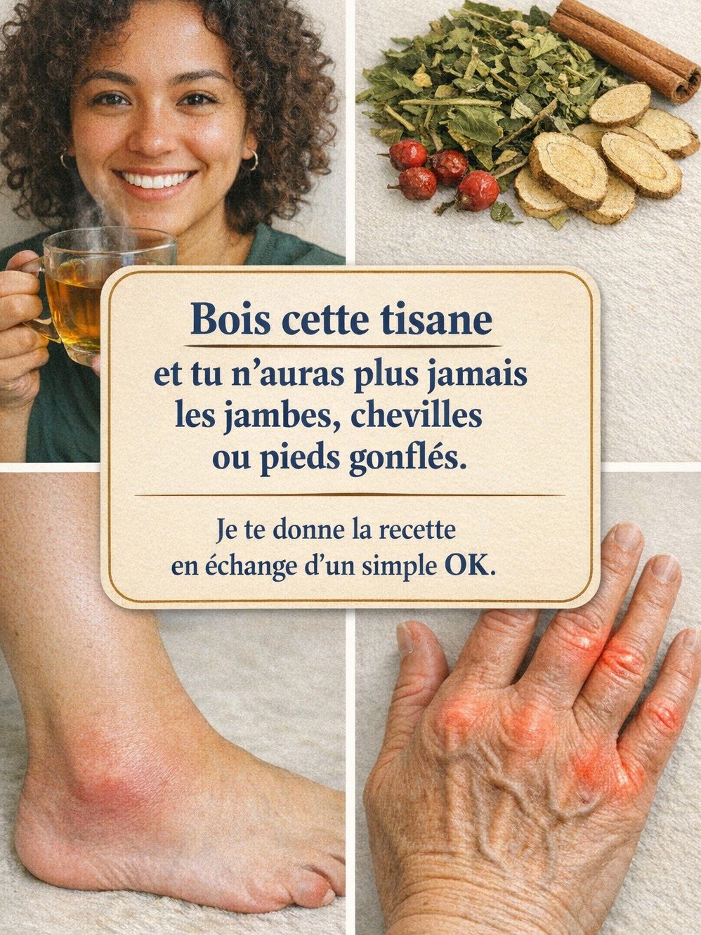 Le Secret Incontournable Pour Des Jambes Légères : Cette Infusion Naturelle Élimine La Rétention D'eau En Un Temps Record !