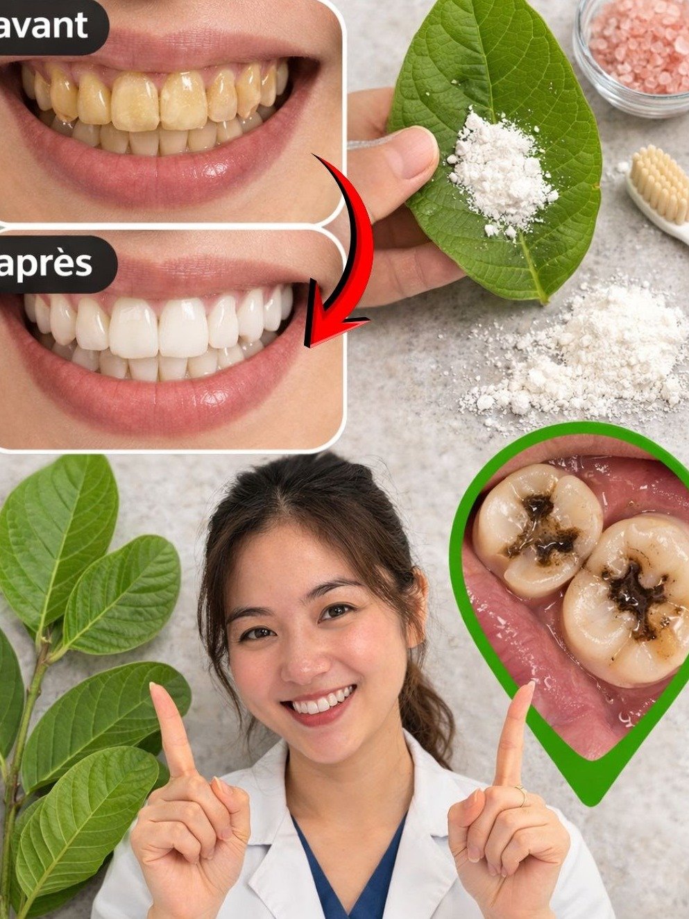 STOP aux Dents Jaunes ! ✨ Le secret ancestral des feuilles de goyave pour un sourire ÉCLATANT que vous ne connaissez pas encore !