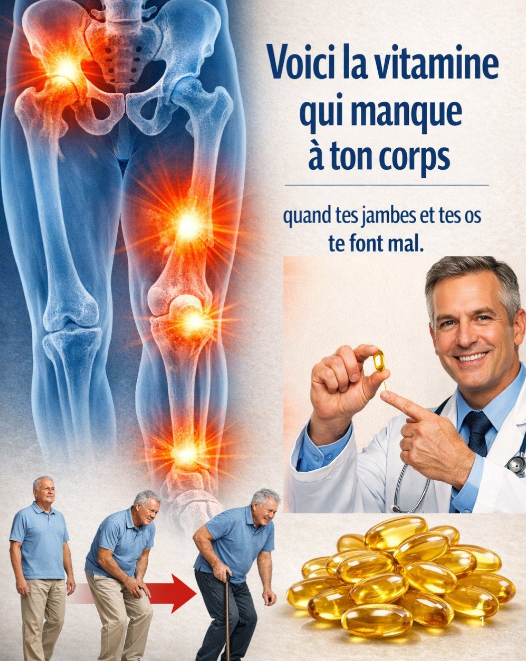 Douleurs aux Jambes et aux Os ? Le Secret Viral d'UNE Vitamine Que Personne Ne Vous Dit (Et Comment En Finir DÈS AUJOURD'HUI !)