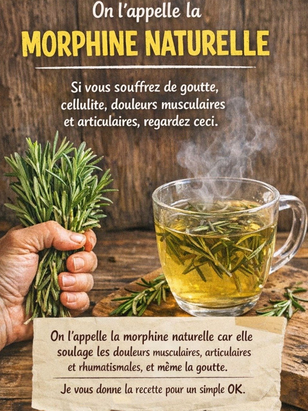 Révélation Choc : Le Romarin, Votre Nouvelle 'Morphine Naturelle' Oubliée Pour Éradiquer Douleurs Musculaires et Articulaires Instantanément (5 Recettes Miracles à Découvrir Absolument) !