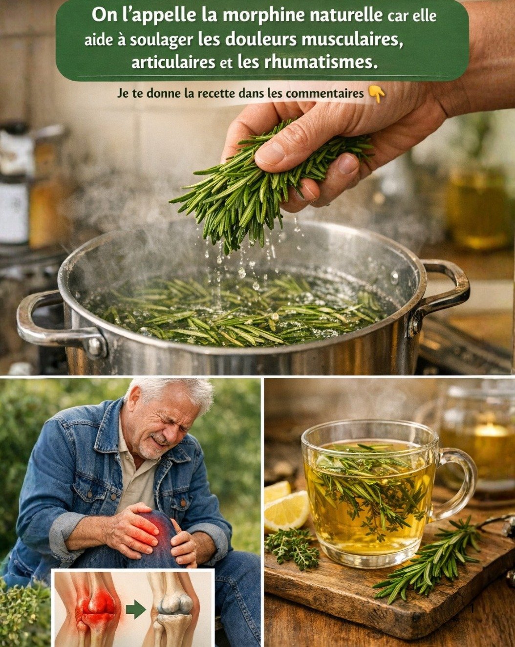 Ne Manquez Pas Ça : Le Secret Ancien Pour Dire ADIEU à la Douleur et Revitaliser Votre Corps avec le Romarin !