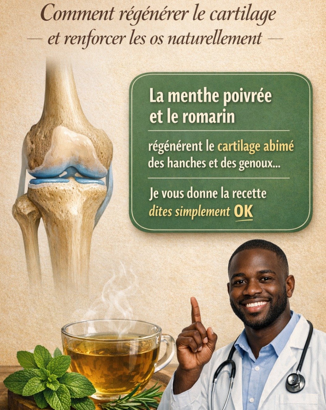 Le Remède Oublié pour vos Articulations : 1 Tasse de cette Infusion Menthe-Romarin peut Changer Votre Vie !