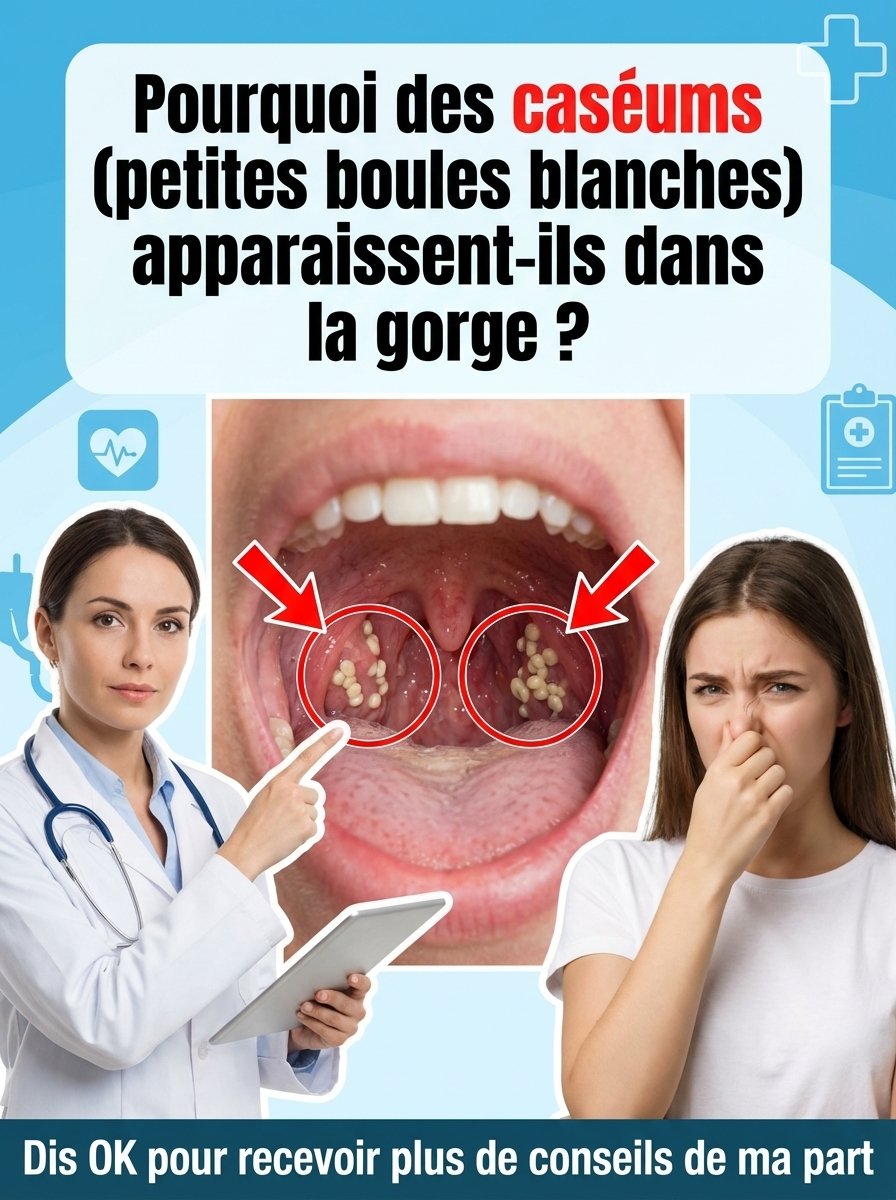 VOUS AVEZ DES "BOULES BLANCHES QUI PUENT" DANS LA GORGE ? 🤯 Ne paniquez pas, la solution est là (et ce n'est pas ce que vous croyez) !