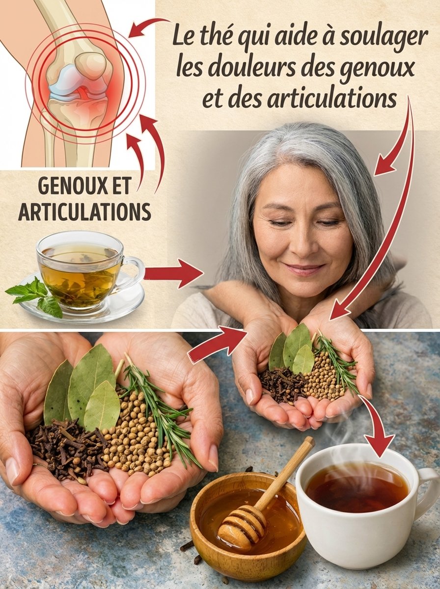 Le Secret Oublié Pour des Genoux Sans Douleur : Cette Infusion Maison Révolutionnaire Va Changer Votre Vie en 2 Semaines ! 🦵✨
