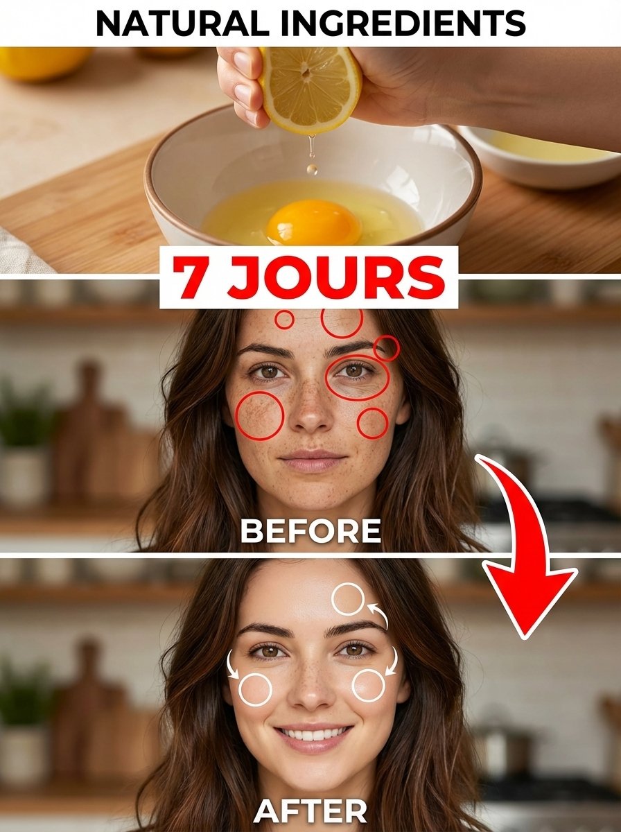 Le Secret Choc d'une Grand-Mère de 60 Ans qui en Paraît 30 : Un Mélange Citron-Œuf pour Dire Adieu aux Rides POUR TOUJOURS !