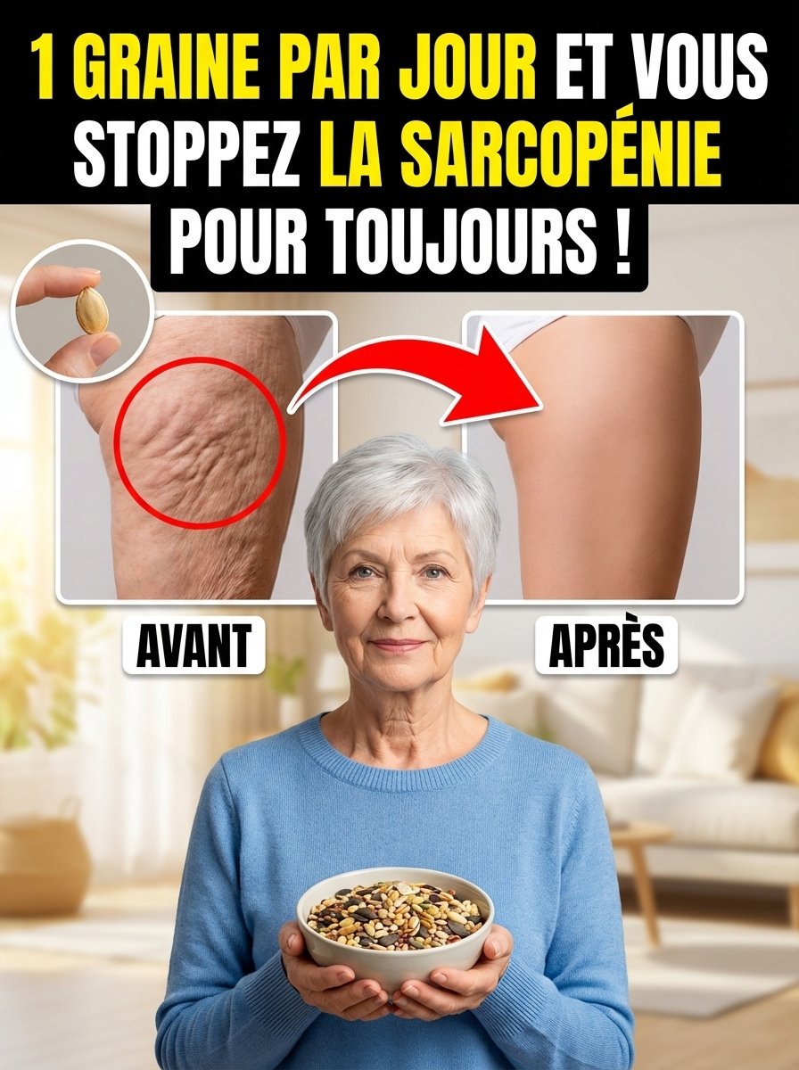 Le Secret Anti-Âge Révélé : 3 Graines Miracles Pour Reconstruire Vos Muscles Après 50 Ans et Retrouver Une Force Incroyable !