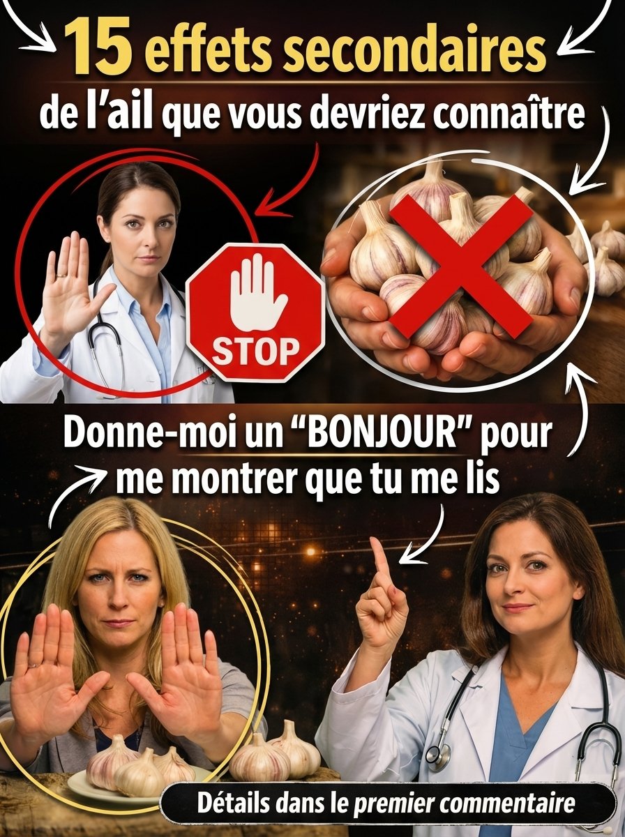 Vous mangez de l'ail tous les jours ? ATTENTION : 15 EFFETS SECONDAIRES INSIDIEUX que personne ne vous dit !