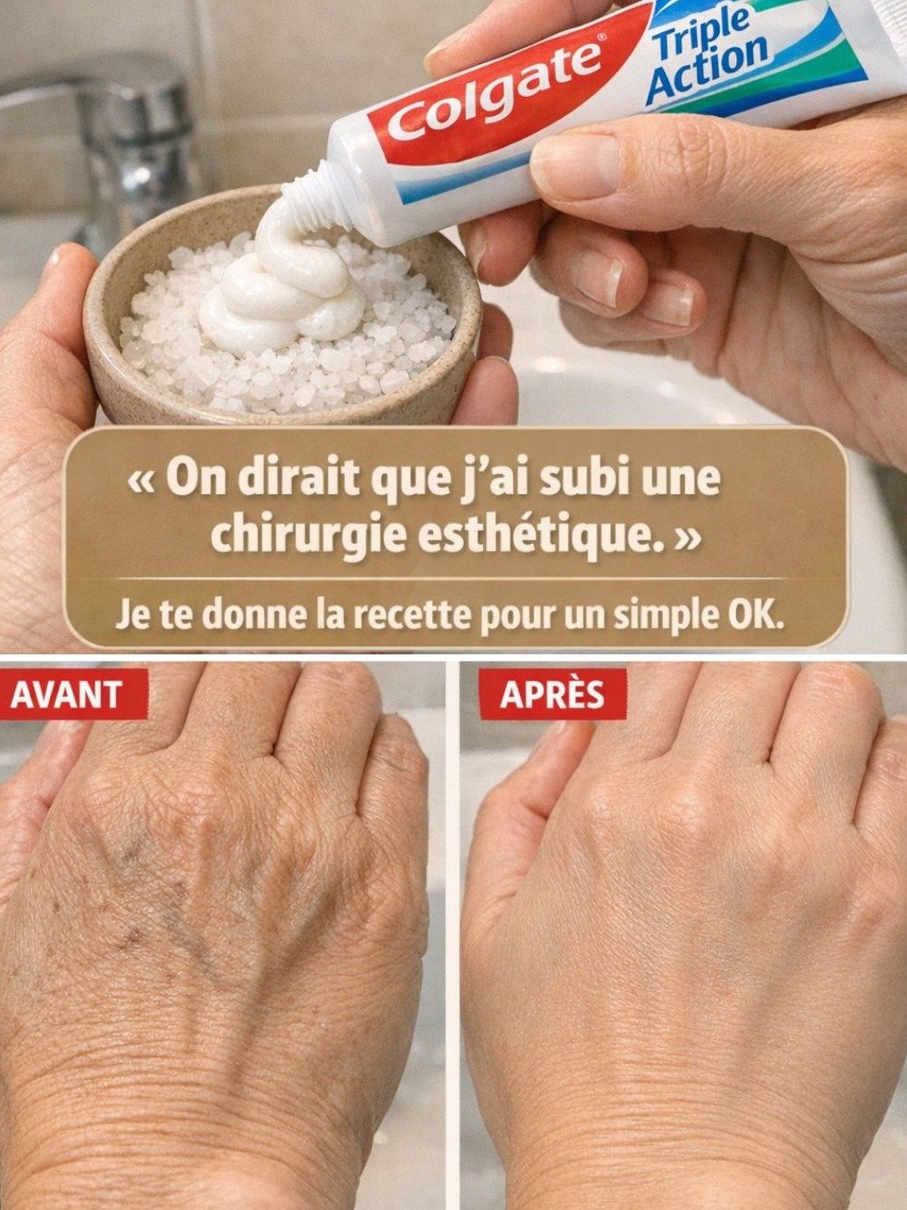 Le Secret Viral qui Fait Dire 'J'ai Fait de la Chirurgie !' pour des Mains et Bras Rajeunis en Un Éclair (Remède Maison Bluffant)