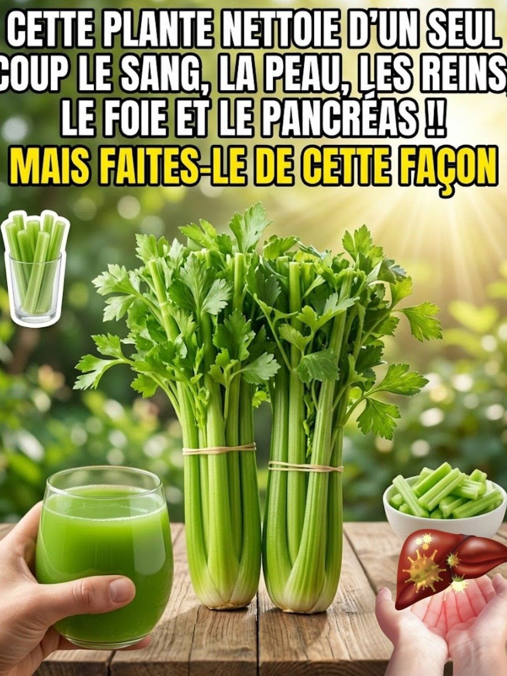 Le Secret ULTIME du Jus de Céleri à Jeun : Détoxifiez Votre Corps Entier et Récupérez Une Énergie Incroyable en Moins de 10 Jours !