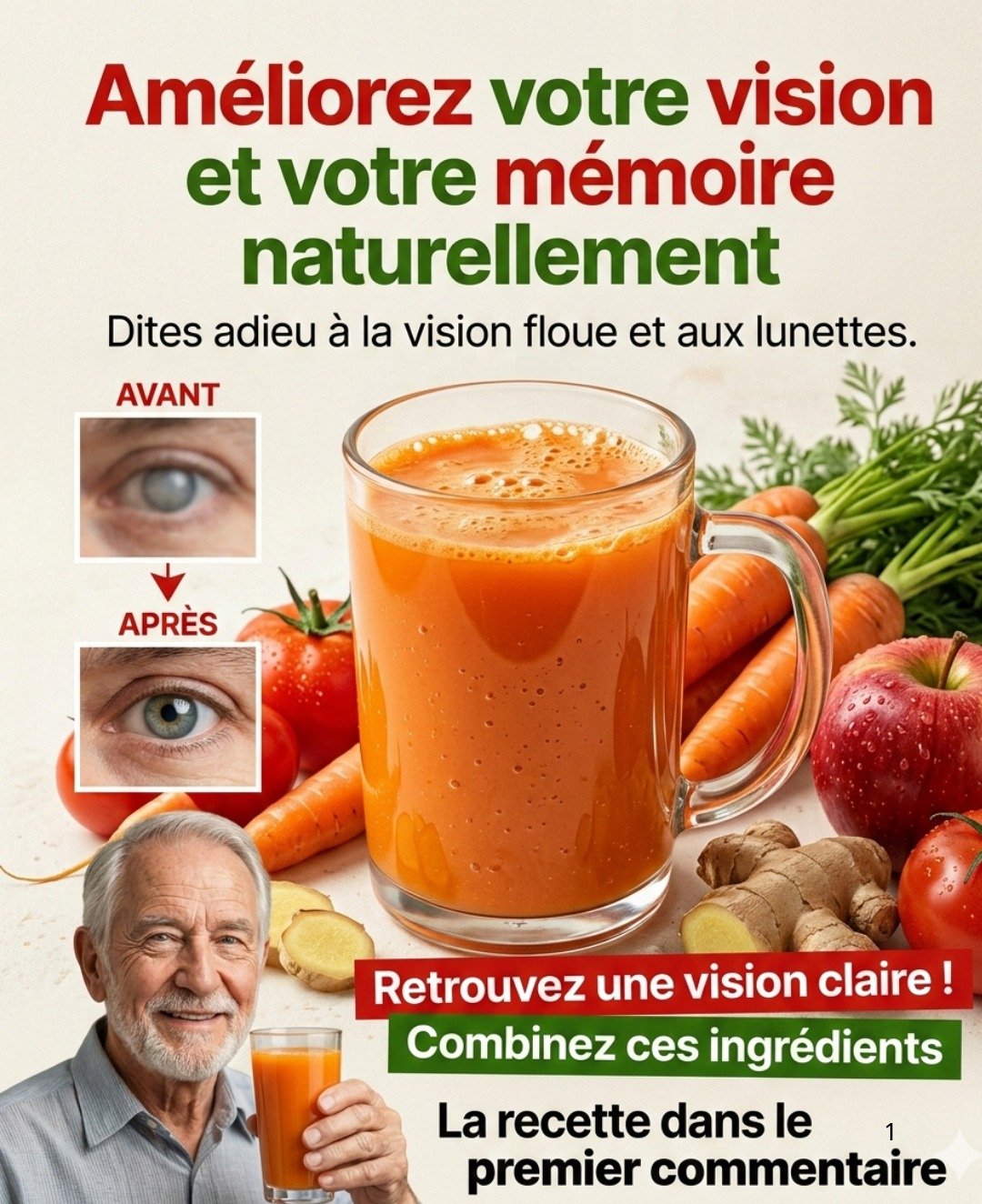 Une boisson naturelle pour soutenir la vision et stimuler la mémoire