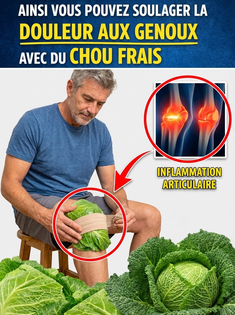 Le Secret Ancestral pour des Genoux Sans Douleur : 20 Bienfaits Insoupçonnés des Feuilles de Chou que Vous Devez Connaître ABSOLUMENT !