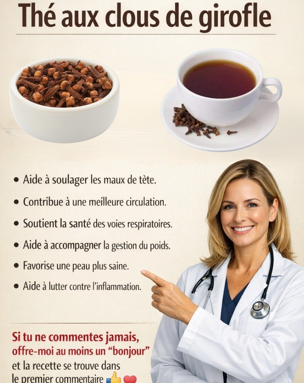 Le Secret ANTI-ÂGE et ANTI-DOULEUR que Votre Pharmacien Vous Cache : 1 Tasse de Thé au Clou de Girofle par Jour et Votre Corps Vous Remerciera à VIE !