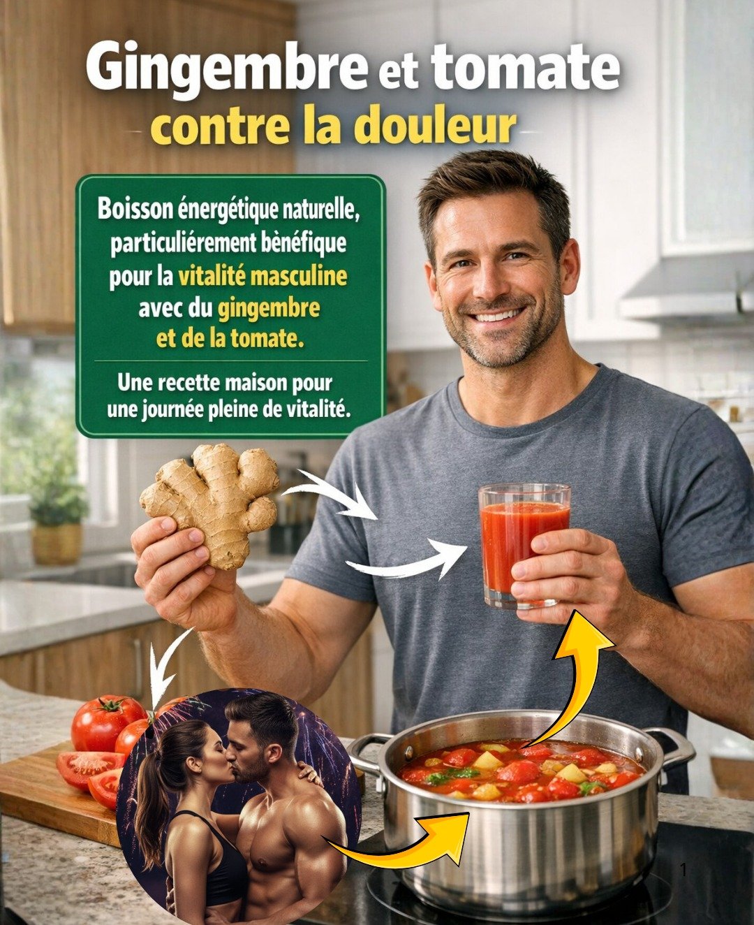 Boisson Énergisante Naturelle Gingembre-Tomate : Votre Recette Maison pour une Vitalité Durable