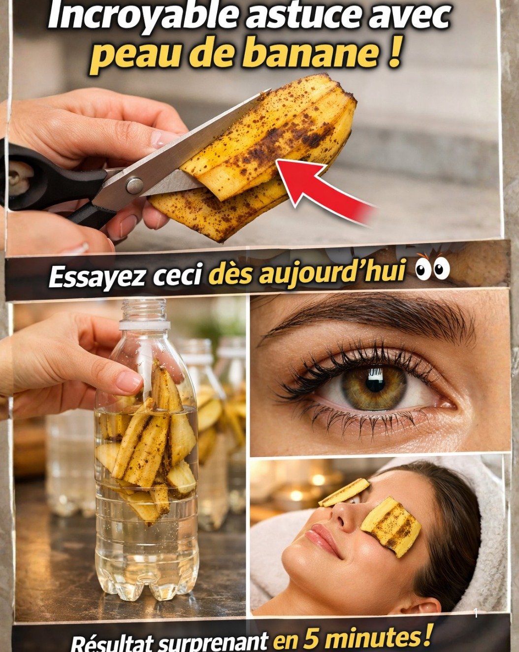 STOP ! Vous jetez un TRÉSOR ? Découvrez les 7 POUVOIRS CACHÉS de la peau de banane pour une beauté et une santé éclatantes !