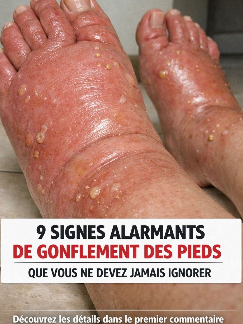 Pieds Gonflés : Simple Fatigue ou Alerte Rouge ? Les 9 Signes Cruciaux À Ne JAMAIS Ignorer !