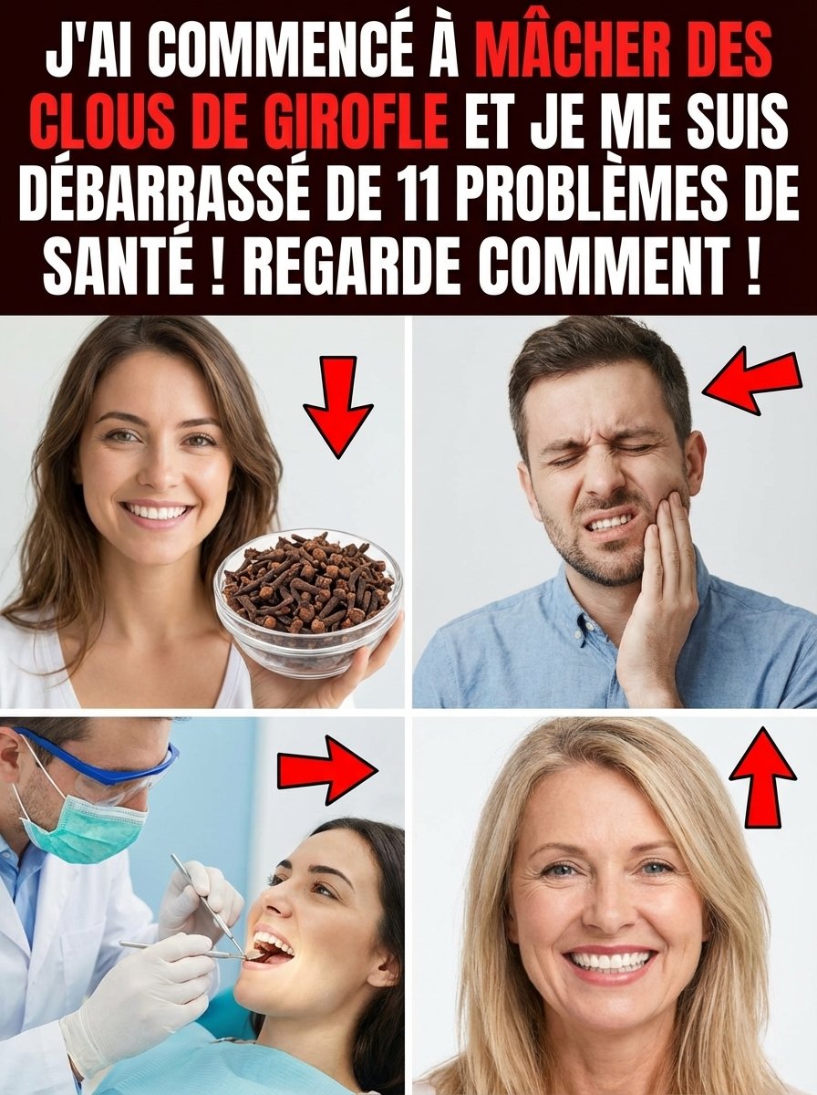 Le Secret Bien Gardé : 11 Raisons INCROYABLES de Mâcher des Clous de Girofle Chaque Jour (Votre Corps Vous Remerciera !)