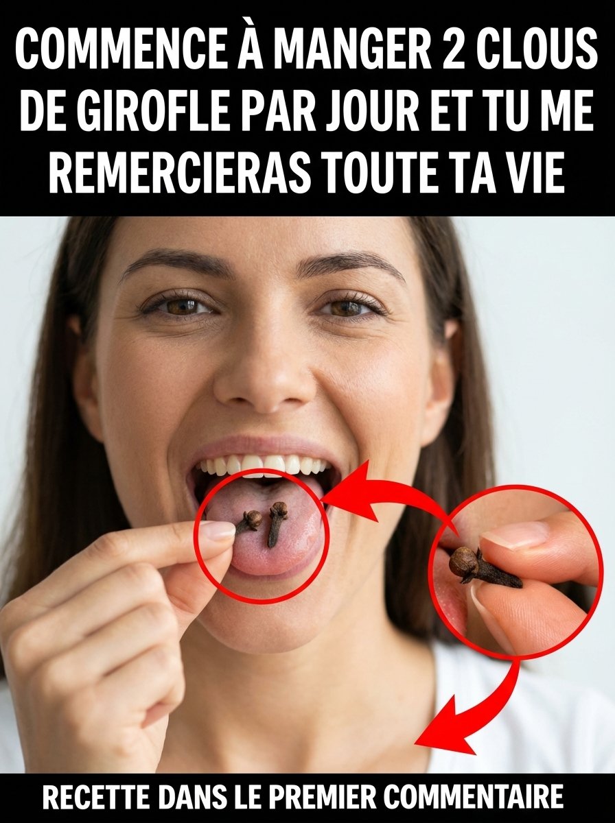 Le Secret Que Personne Ne Vous Dit : 2 Clous de Girofle Par Jour Et Votre Corps Vous Remerciera Pour Toujours !